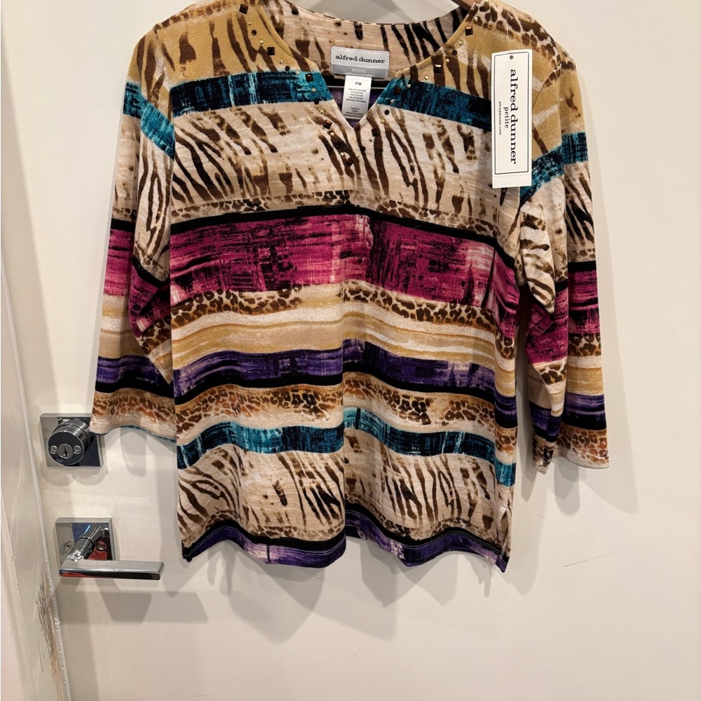 New alfred dunner top for women size pm